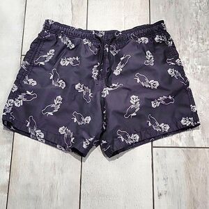 Source-unknown Men's Black Swim-briefs-shorts